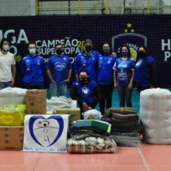 FUSSTA recebe doação de torcedores do Vôlei Taubaté