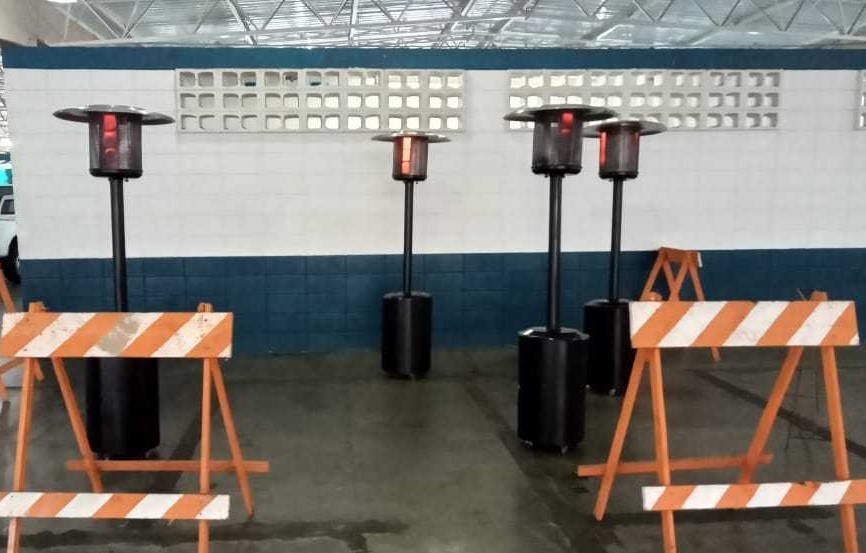 Prefeitura de Taubaté instala aquecedores em dois locais da cidade