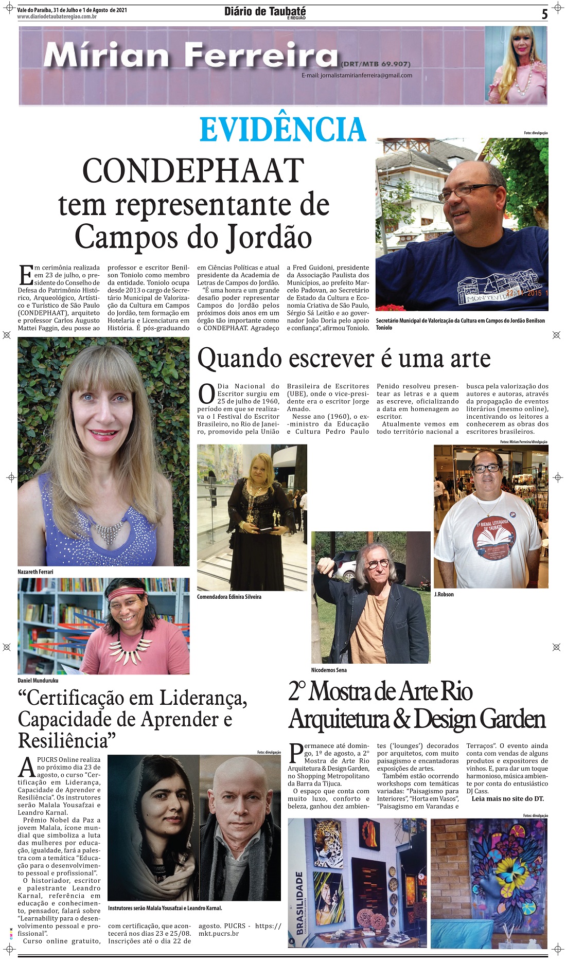 Evidência – CONDEPHAAT tem representante de Campos do Jordão