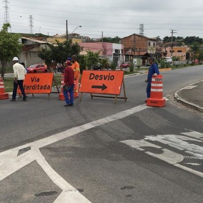 Trecho da Rua XV de Novembro será interditado para obras da Sabesp