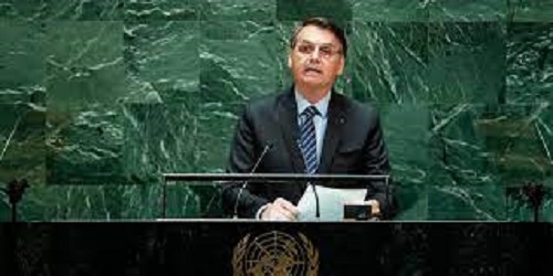 Leitura de Taubaté – Discurso de Bolsonaro na ONU: A voz de um aloprado beleza!