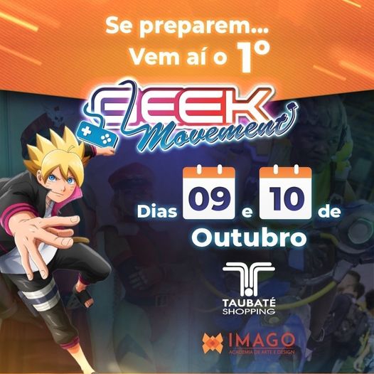 Taubaté Shopping promove ‘Geek Movement’ e programação especial com atrações e oficinas