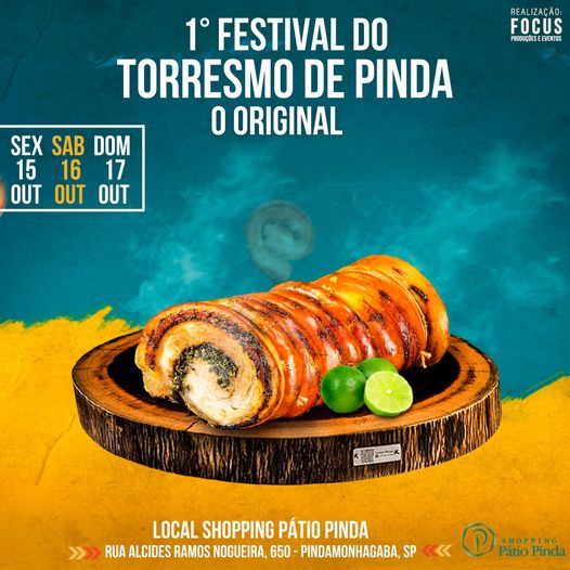 1º Festival do Torresmo do Shopping Pátio Pinda começa nesta sexta-feira, 15