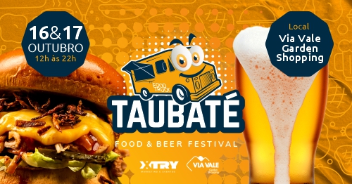 Via Vale recebe 2ª edição do Taubaté Food & Beer Festival e Encontro de Clássicos Aircooled