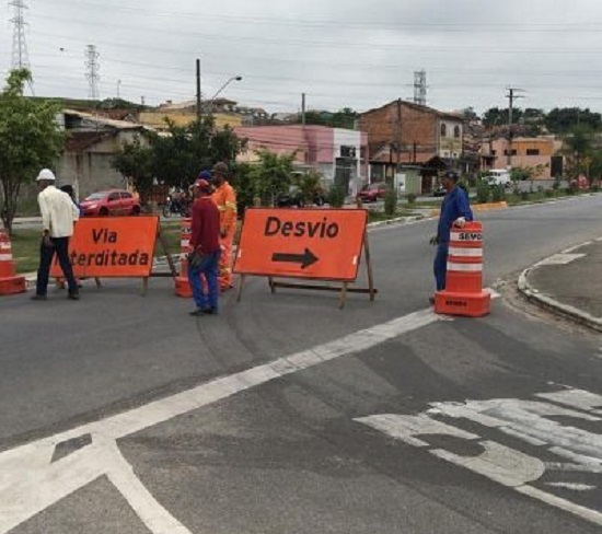 Cruzamento das ruas Sacramento e Anízio Ortiz Monteiro será interditado no sábado, 6