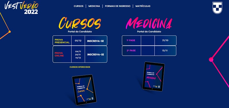 Tradicional Vestibular de Verão 2022 da Unitau acontece neste domingo