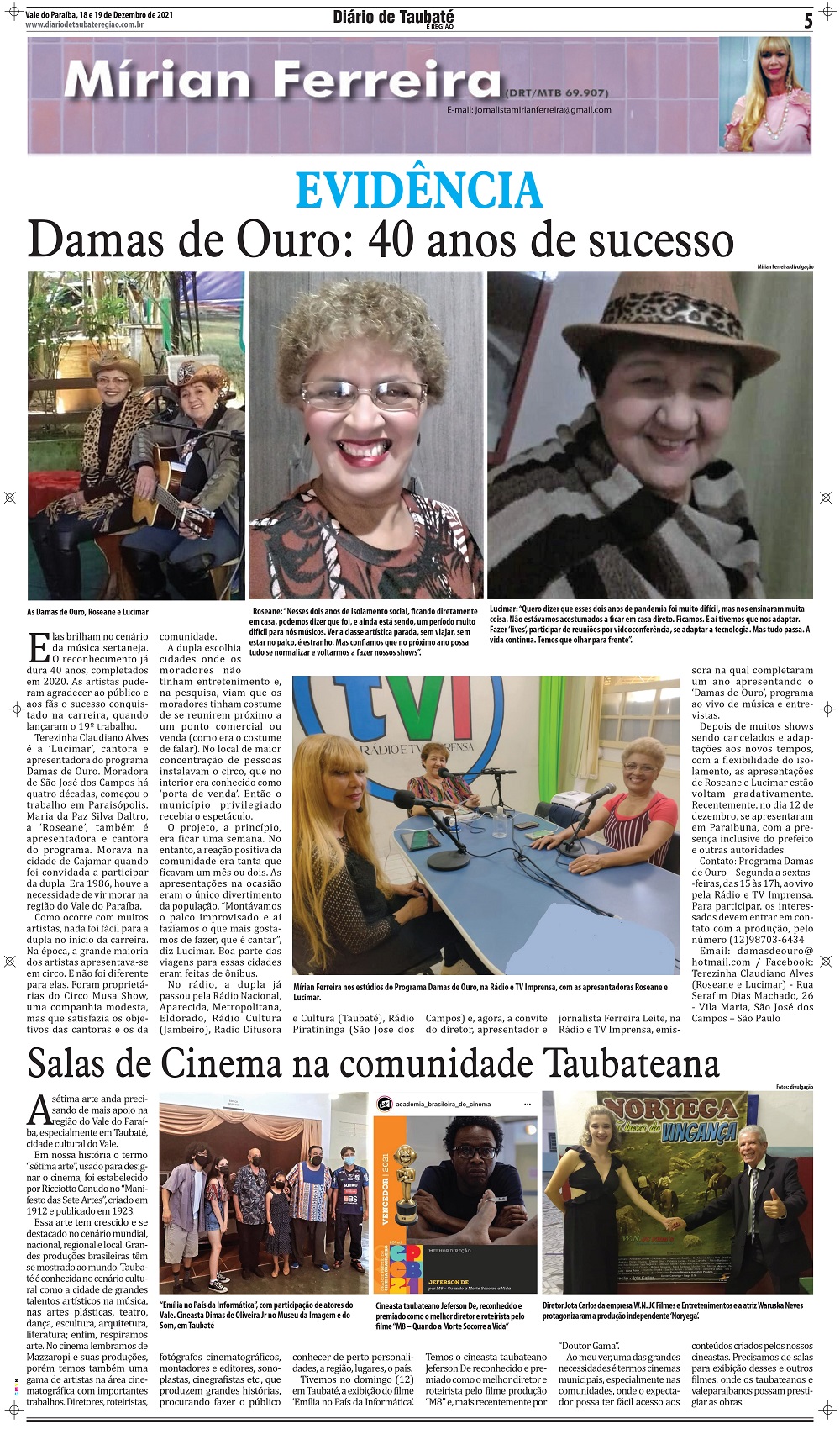 Evidência – Damas de Ouro: 40 anos de sucesso