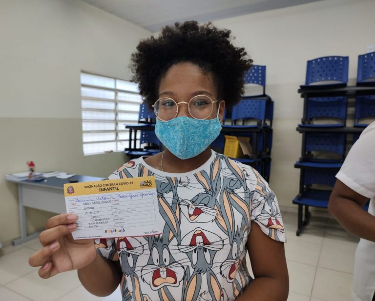 Taubaté realiza vacinação para crianças de 7 a 11 anos neste sábado, 29