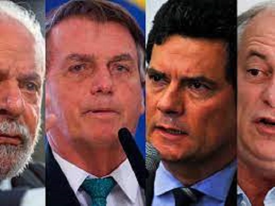 Pesquisa Ipespe: Lula tem 44% e Bolsonaro, 24%; Moro e Ciro empatam em terceiro