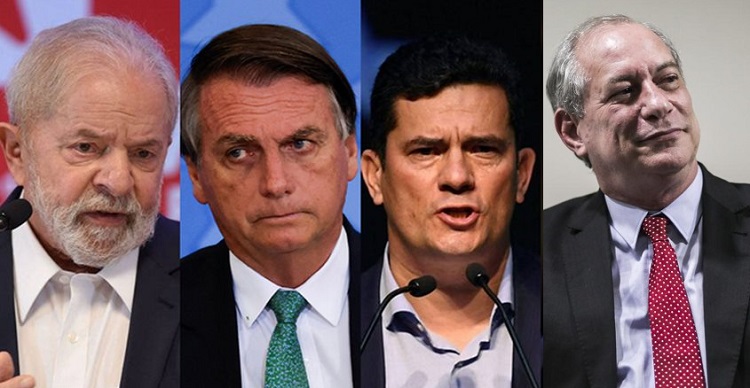 Lula tem 44% e Bolsonaro 24%; Moro aparece com 9% e Ciro 7%, diz Ipespe