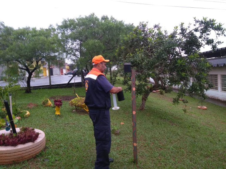 Defesa Civil monitora volumes de chuvas por pluviômetros em pontos de Taubaté