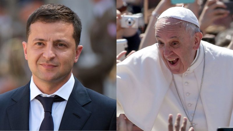 Zelensky convida Papa Francisco para negociar paz com a Rússia