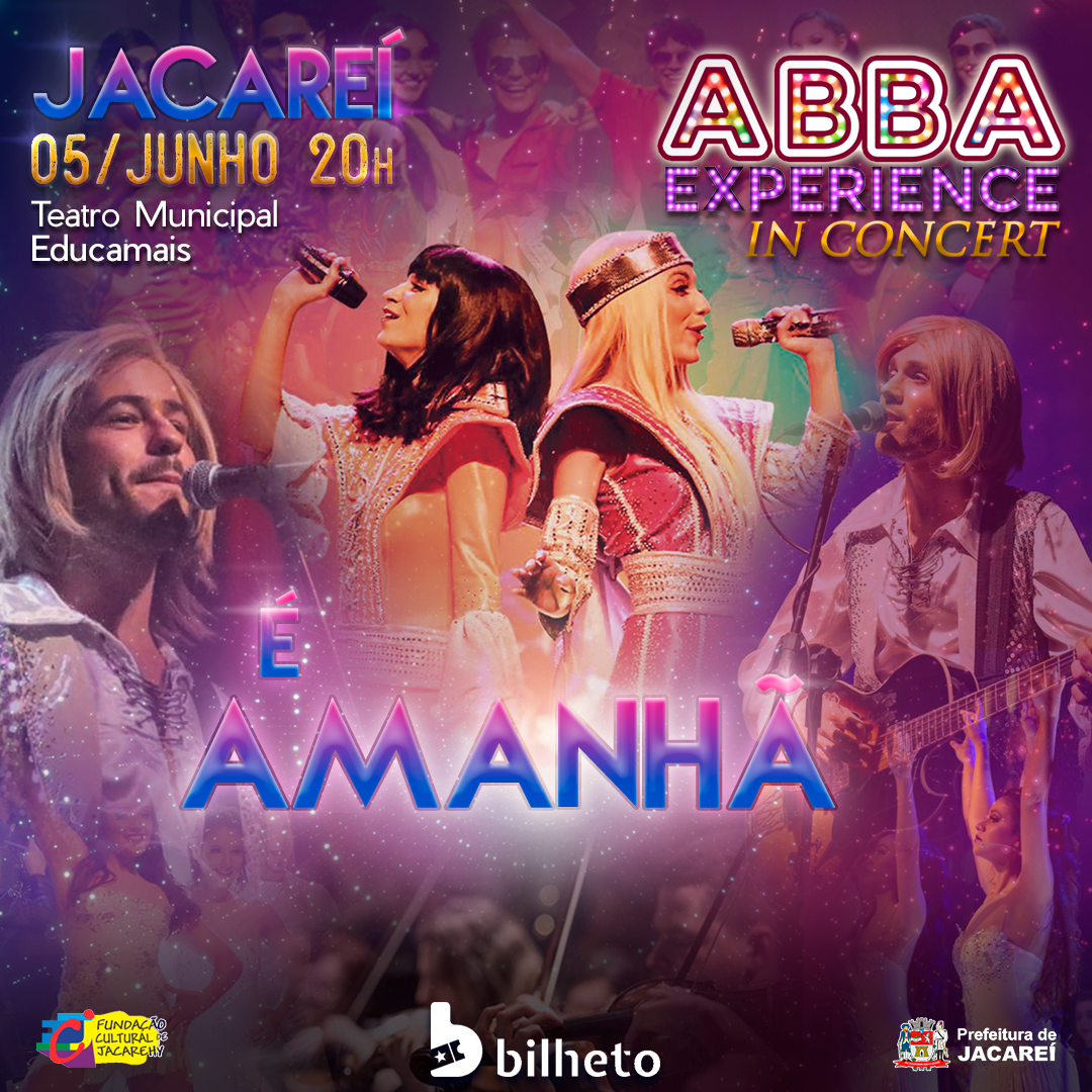 ABBA Experience se apresenta neste domingo, 5, em Jacareí