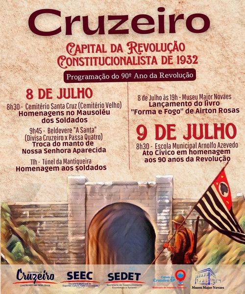 Cruzeiro rememora Revolução Constitucionalista