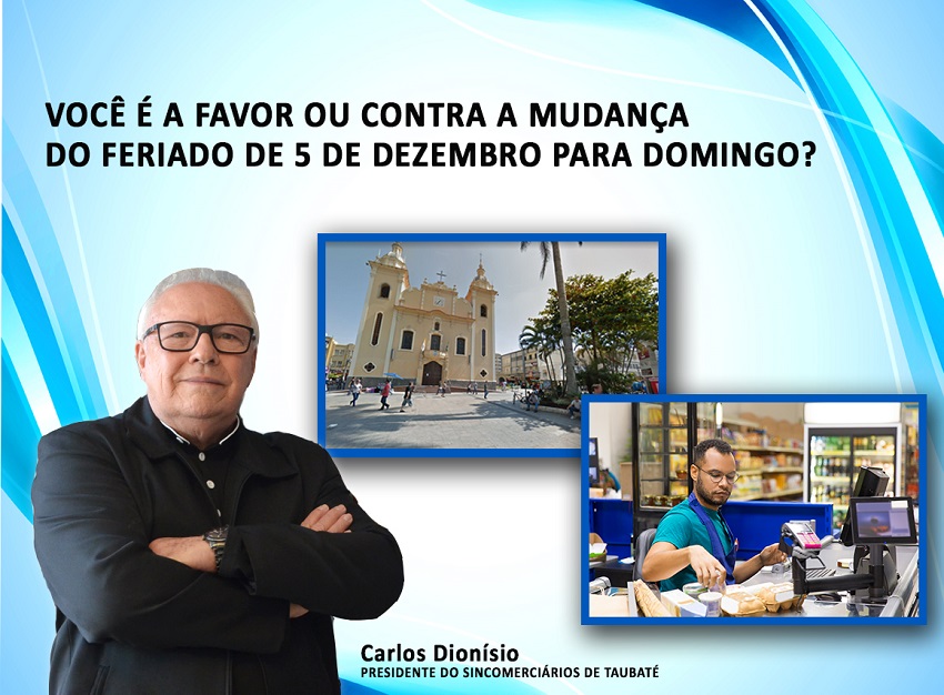 Aniversário de Taubaté: Mudar, não! Comemorar, sim!