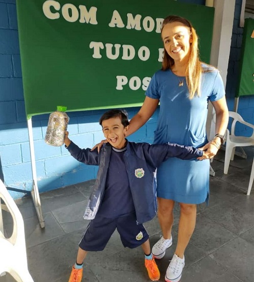 Escola Jardim dos Estados cria ponto de coleta para troca de lacres por cadeiras de roda