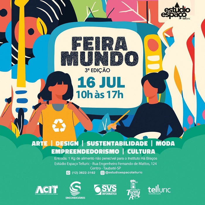A 3ª edição da Feira Mundo vem com tudo em Taubaté