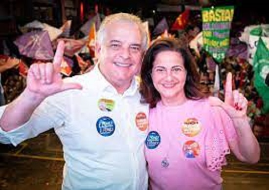 Haddad anuncia esposa de Márcio França como candidata a vice