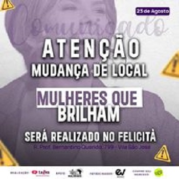 Taubaté sedia “Mulheres que Brilham” com a jornalista Maria Cândida