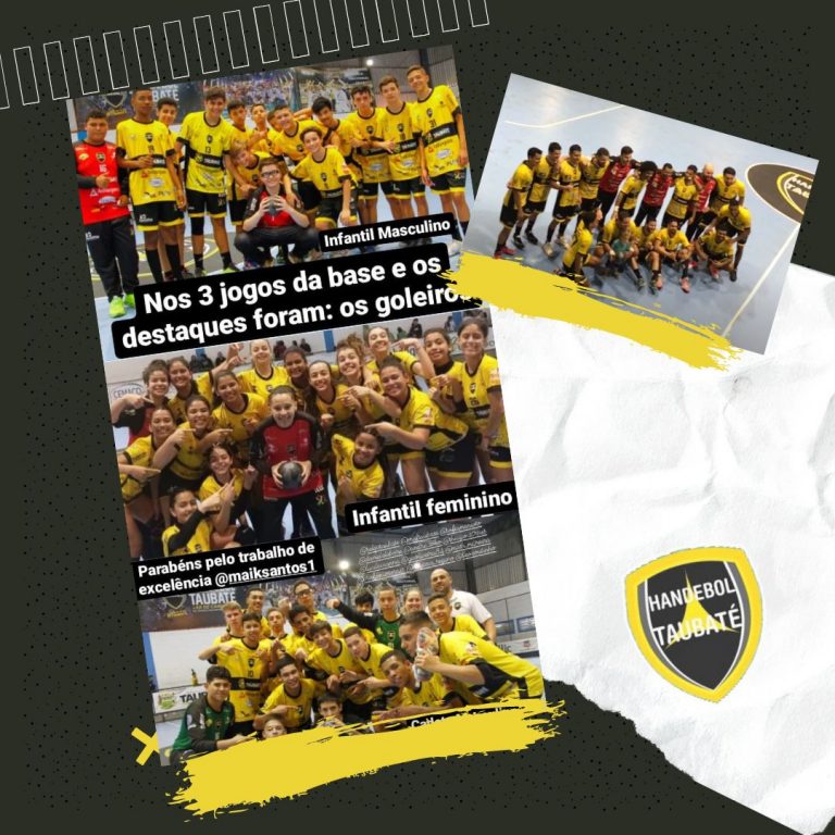 Handebol Taubaté domina as quadras vencendo todos os jogos do fim de semana