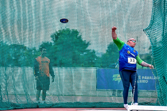 Alessandro da Silva é campeão do lançamento de disco no GP de Paratletismo de Marrakech