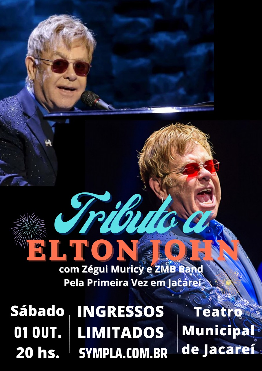Show “Tributo a Elton John” acontece na região