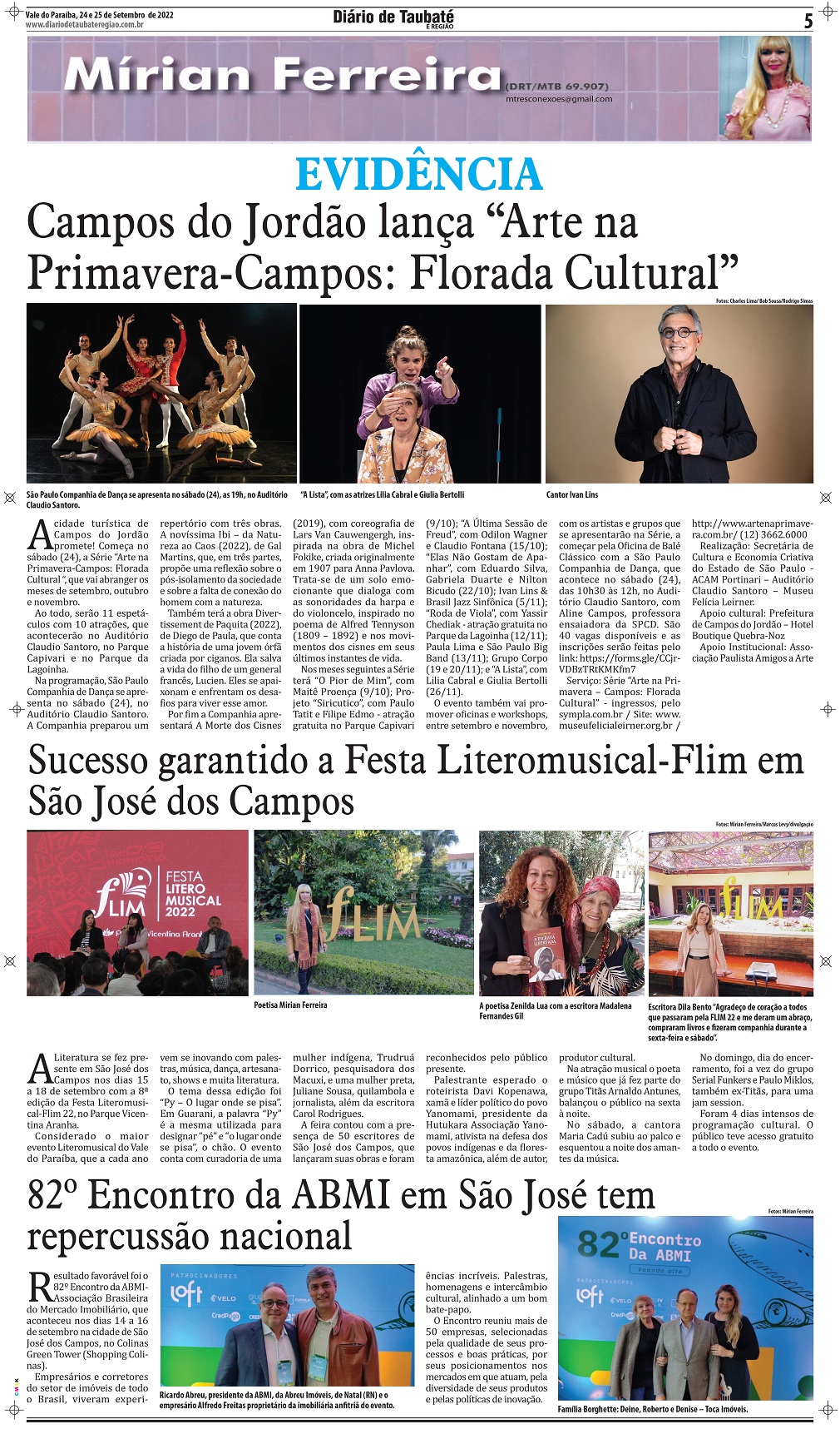 Evidência – Campos do Jordão lança “Arte na Primavera-Campos: Florada Cultural”