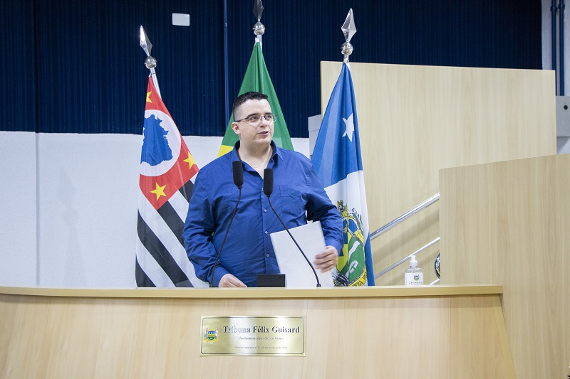 Vereador William Dell Net toma posse na Câmara de Taubaté