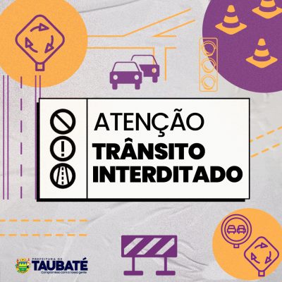 Semob interdita avenida no bairro São Gonçalo