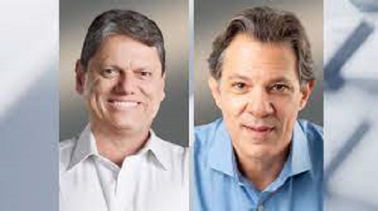 Ipec em SP: Tarcísio tem 53% dos votos válidos; Haddad tem 47%