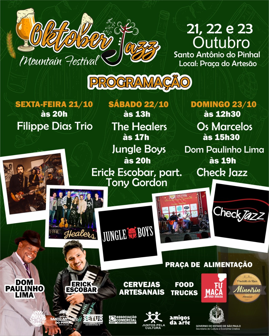 Santo Antônio do Pinhal traz Circuito SP com jazz na praça