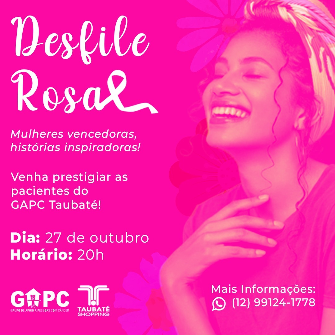 Taubaté Shopping recebe iniciativas em prol de pacientes em tratamento de câncer