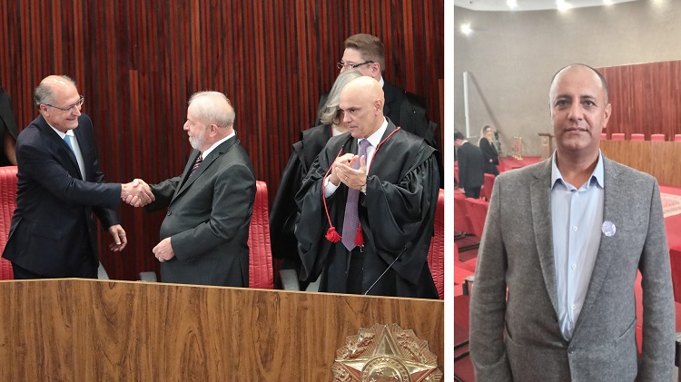 Sindmetau representa trabalhadores de Taubaté na diplomação de Lula e Alckmin