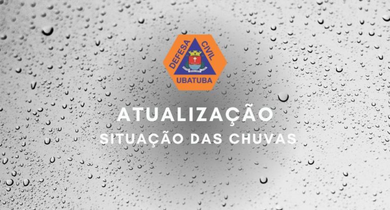 Ubatuba está em estado de atenção devido à chuva constante