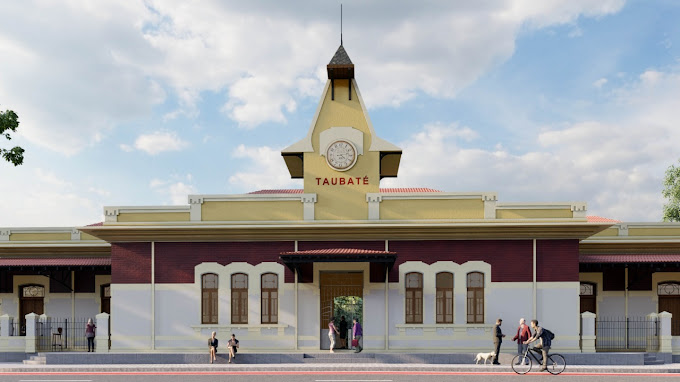 Estação Ferroviária de Taubaté começa a ser restaurada