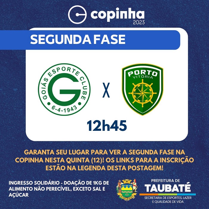 Taubaté é sede da segunda fase da Copa São Paulo de Futebol Júnior 2023