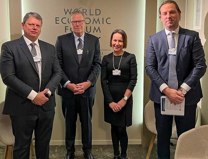 Governador Tarcísio de Freitas faz balanço da participação no Fórum Econômico Mundial
