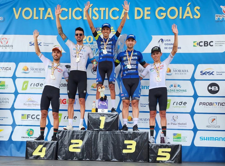 Equipe de Ciclismo de Taubaté é pódio da última etapa da Volta Ciclística de Goiás