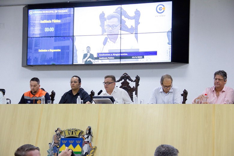 Problemas causados por enchentes é tema de audiência na Câmara de Taubaté