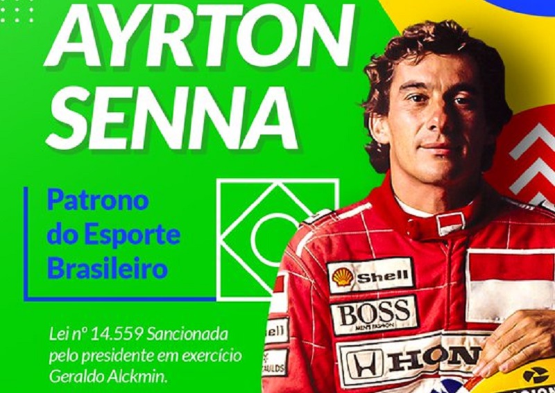 Ayrton Senna é declarado Patrono do Esporte Brasileiro