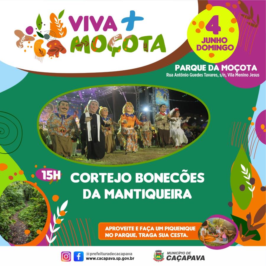 Cortejo de Bonecões é atração deste domingo, em Caçapava