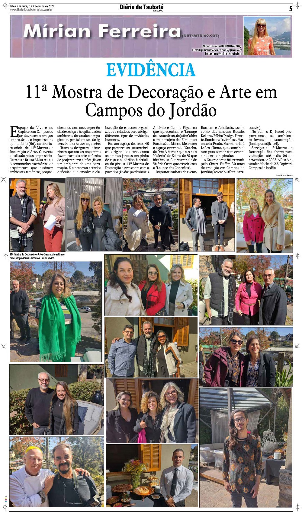 Evidência – 11ª Mostra de Decoração e Arte em Campos do Jordão