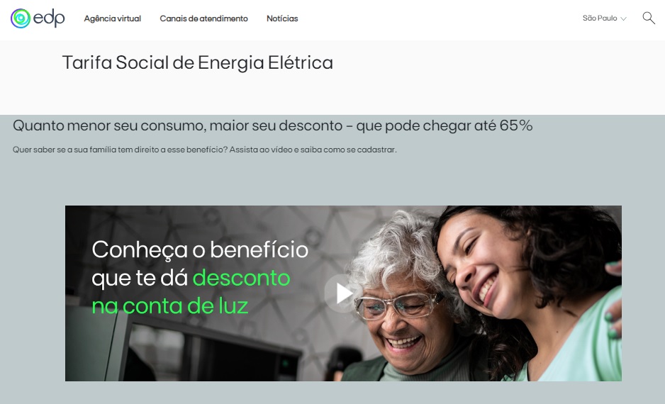 Levantamento da EDP indica mais de 110 mil famílias no Vale do Paraíba e no Litoral Norte com potencial para inclusão na Tarifa Social de Energia Elétrica