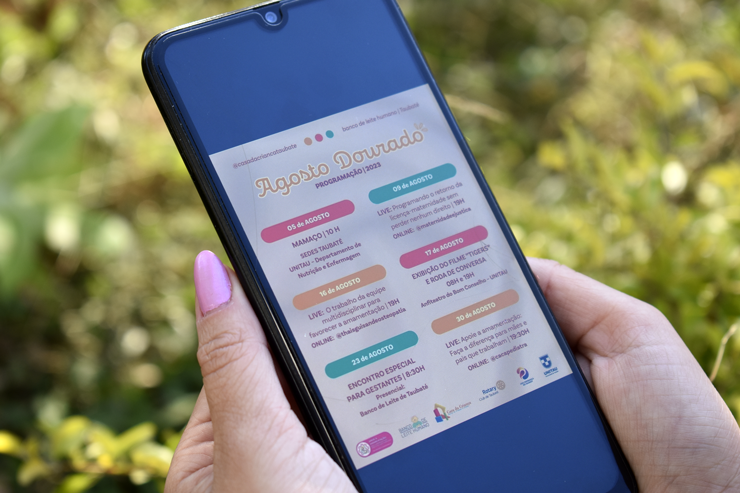 Agosto Dourado: Unitau e Banco de Leite de Taubaté realizam “Mamaço” neste sábado