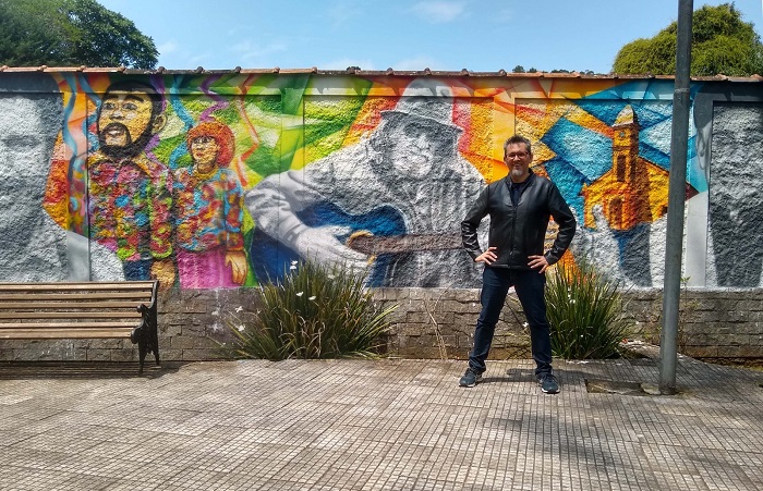Santo Antônio do Pinhal cria mural em grafite com pessoas que fizeram história na cidade