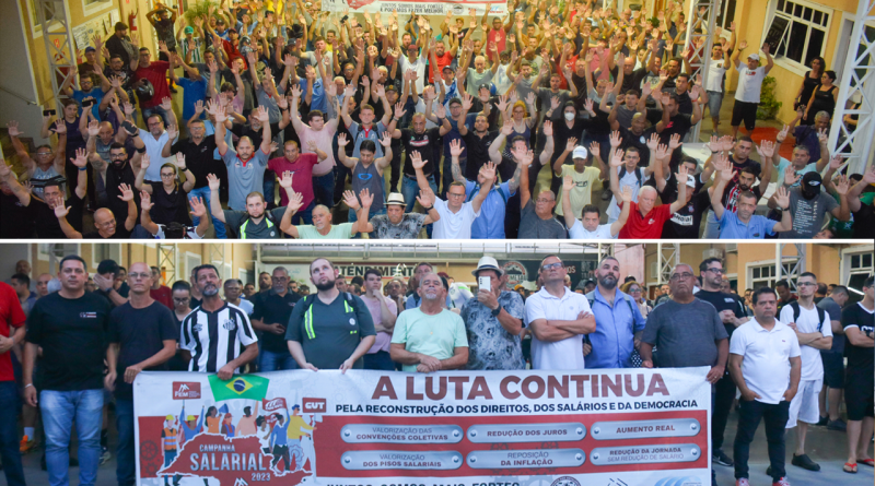 Metalúrgicos aprovam estado de greve em Taubaté