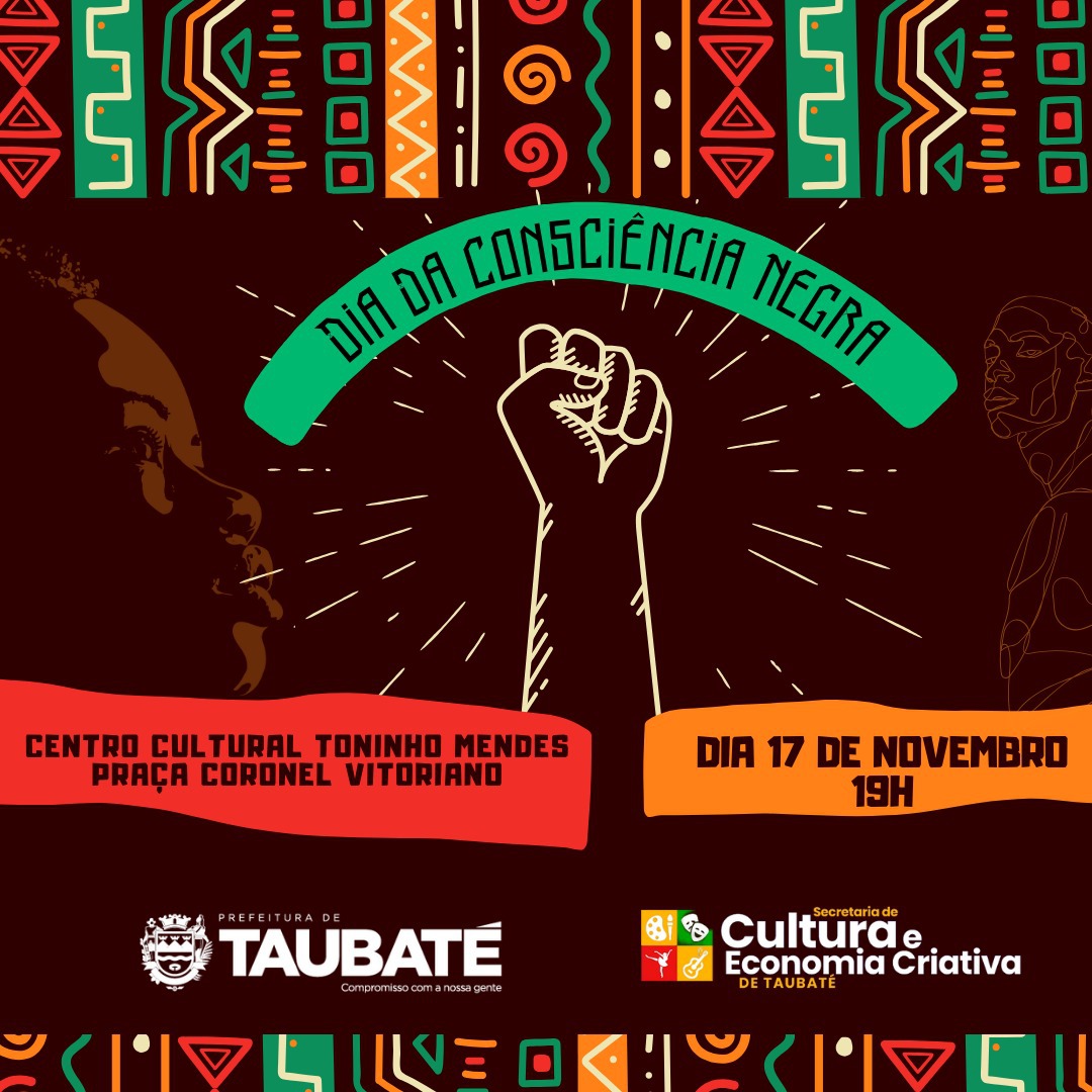 Centro Cultural de Taubaté celebra o dia da Consciência Negra dia 17