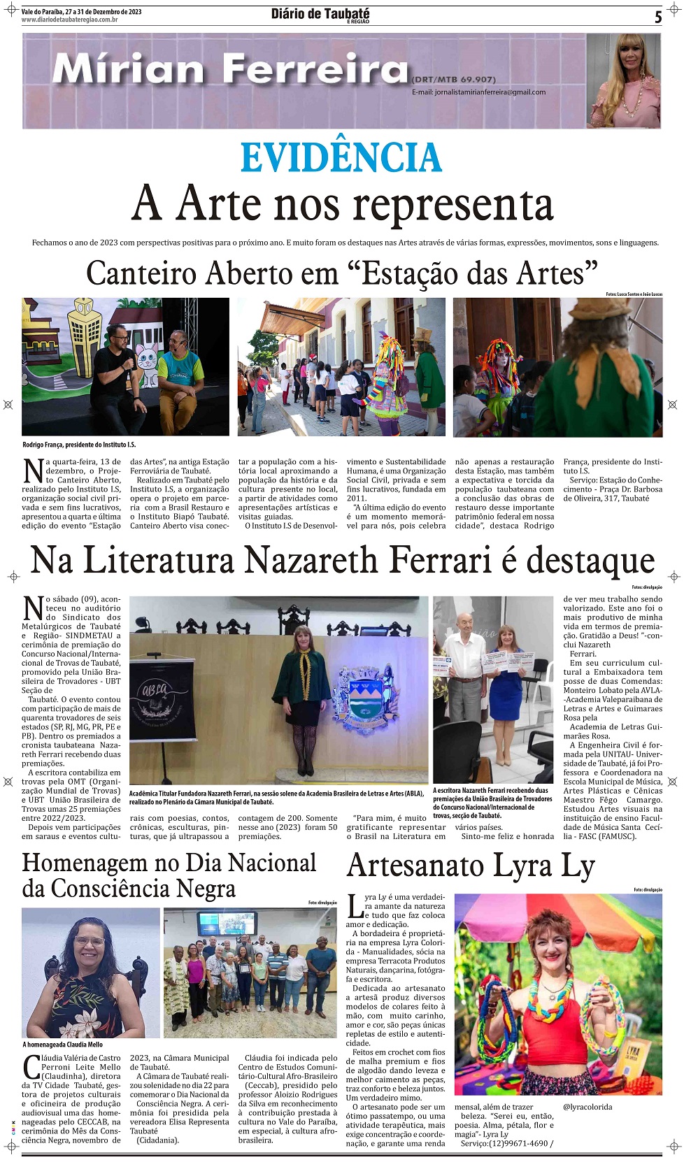 Evidência – A Arte nos representa