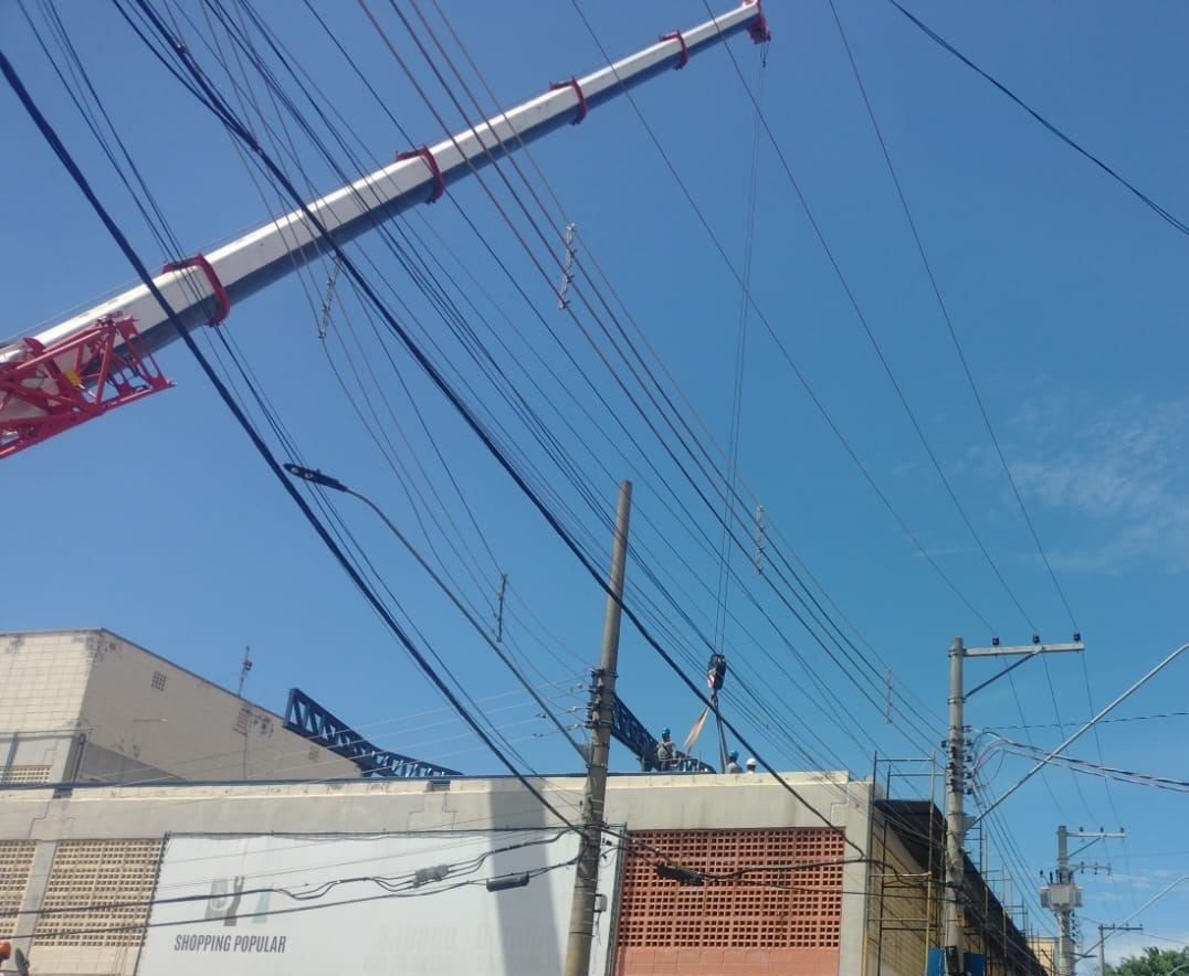 Prefeitura realiza mais uma etapa da obra de expansão do Shopping Popular