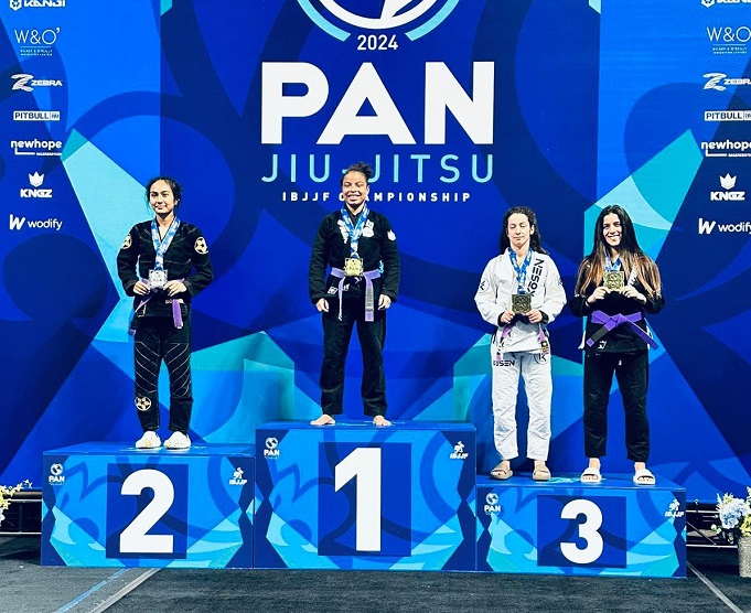 Atleta da equipe de Jiu-Jitsu de Taubaté é Campeã no Pan-Americano IBJJF 2024